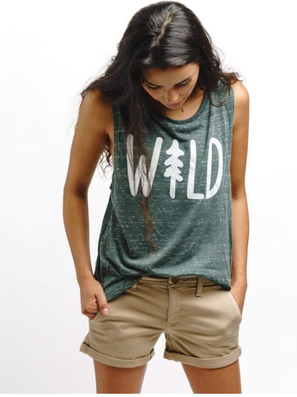 Keep Nature Wild Muscle Tank - Mustard Yellow